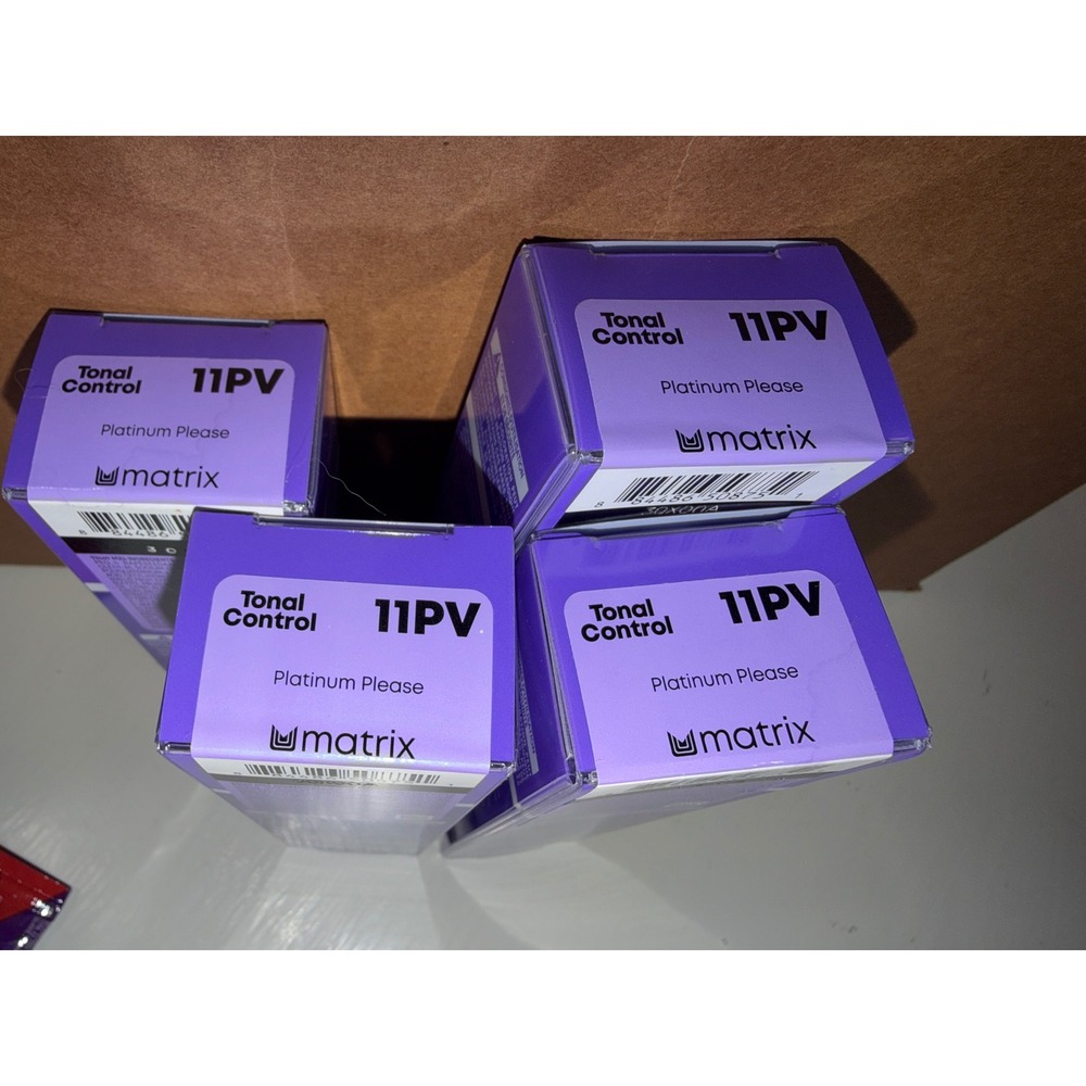 Matrix Tonal Control 11PV Platinum Please Permanent Hair Color 4 Pc Lot